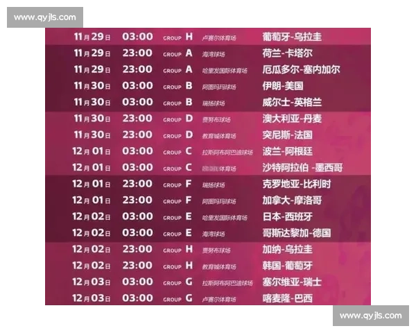 梦想起航！世界杯赛程伴你同行，一起见证传奇！